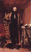 George Richmond Lord Salisbury oil painting on canvas